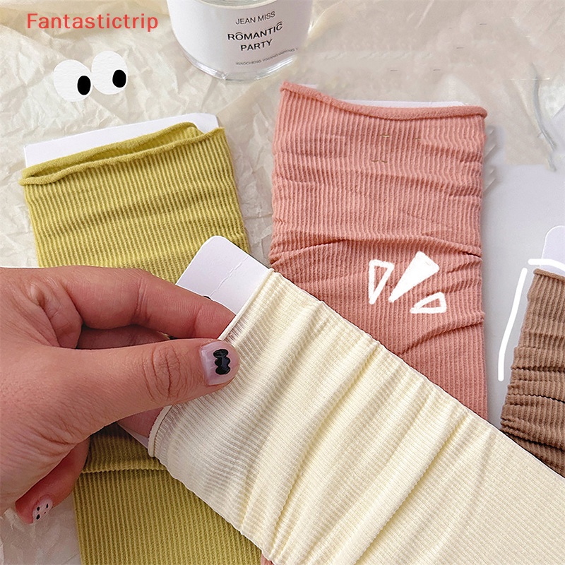 1 Đôi Tất Nylon Mỏng Thoáng Khí Màu Trơn Thời Trang Cho Nữ Mới