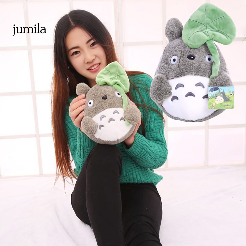 Đồ chơi nhồi bông Hình Totoro Lá Sen Mềm Mại Đáng Yêu