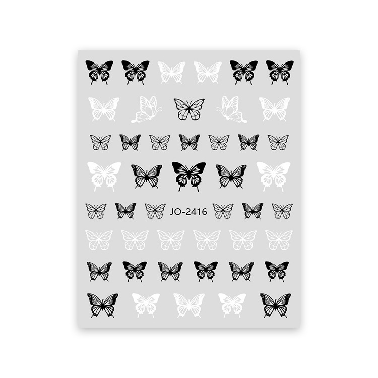 Sticker bướm trang trí móng, phụ kiện nail