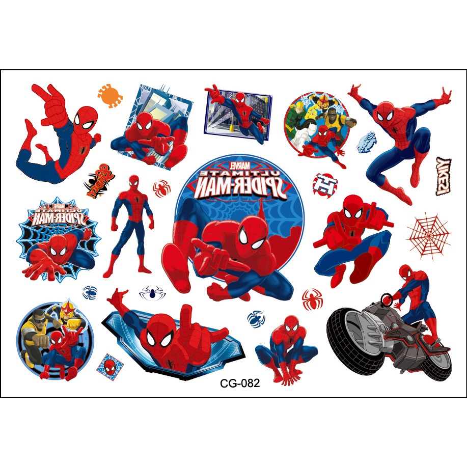 Hình Xăm Dán Hình Siêu Anh Hùng Marvel Đẹp Mắt