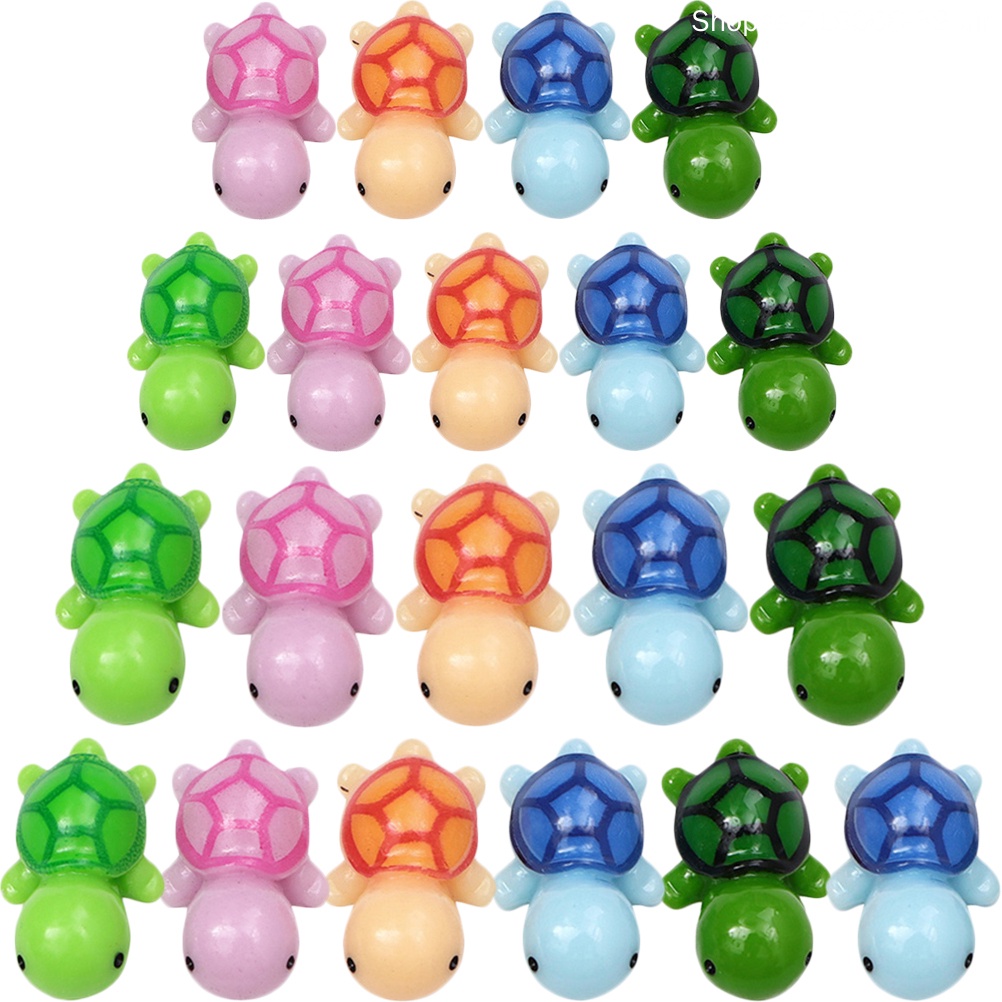Set 20 Mô Hình Rùa Biển Trang Trí Đa Dụng Chất Lượng Cao