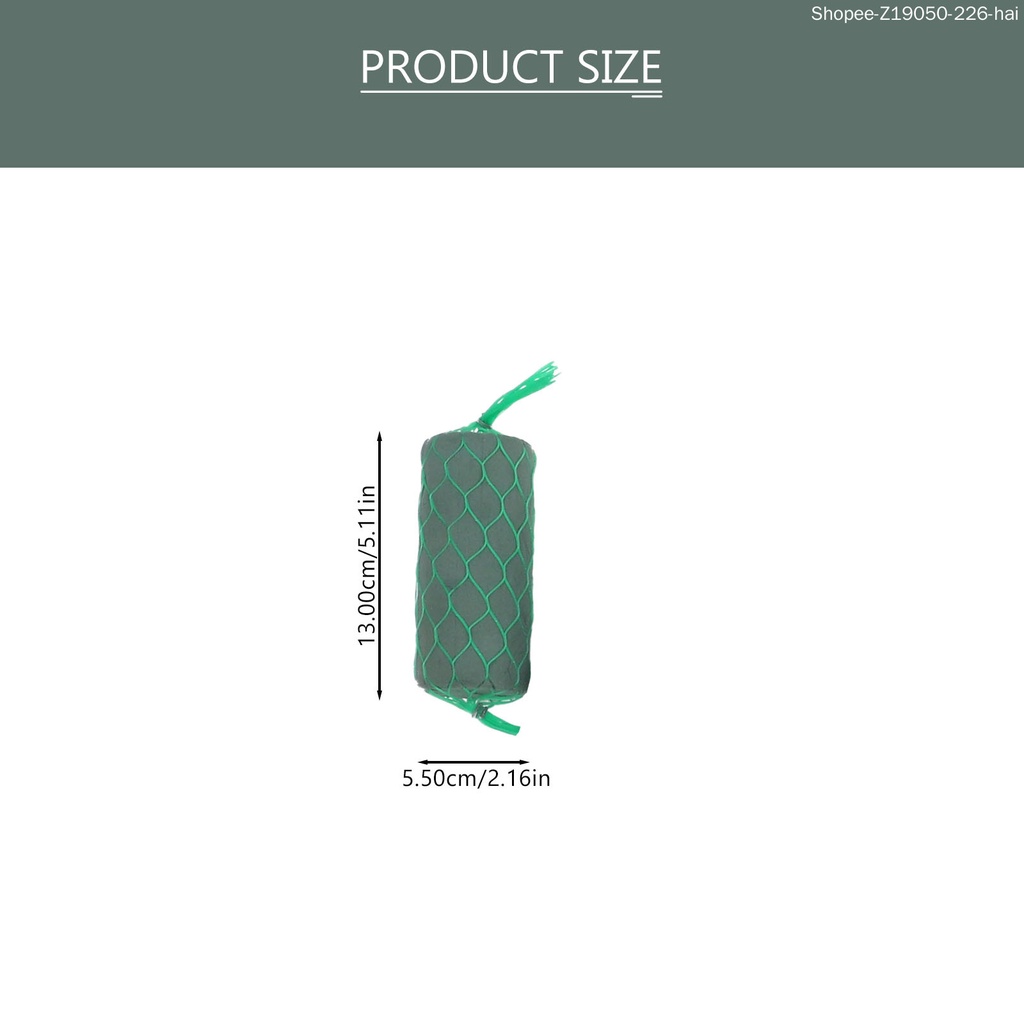 Đất Sét Nhựa Hình Bông Hoa 13X5.5cm Màu Xanh Lá Dùng Trang Trí Đám Cưới