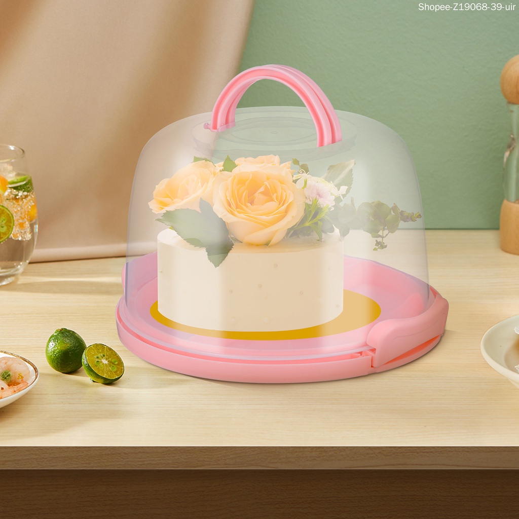 Hộp Đựng Bánh Cupcake Có Tay Cầm Thiết Kế Nhỏ Gọn Tiện Dụng