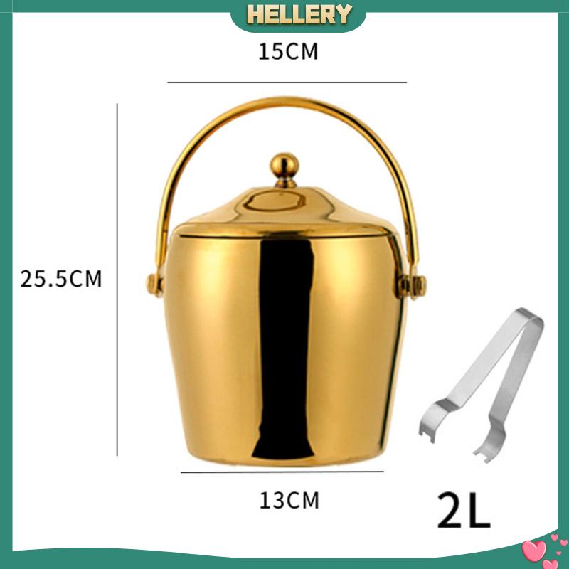 Xô Đựng Đá Hai Lớp Cách Nhiệt Dùng Cho Tiệc Nướng Bbq