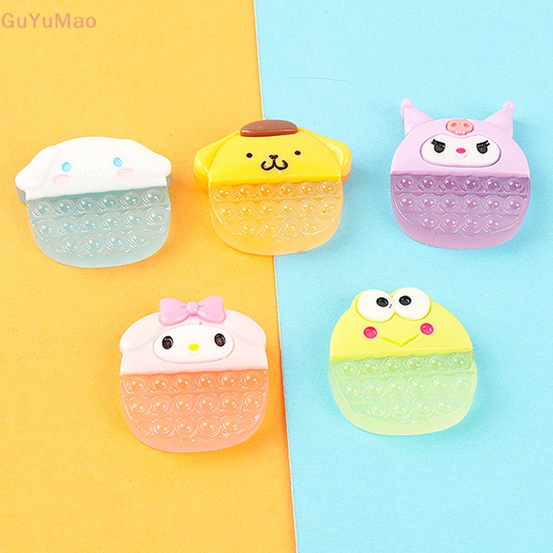 [cxGUYU] Miếng Dán Trang Trí Tủ Lạnh Mô Phỏng Thủ Công Màu Dạ Quang Hình Chú Chó Hoạt Hình Kuromi Diy PRTA