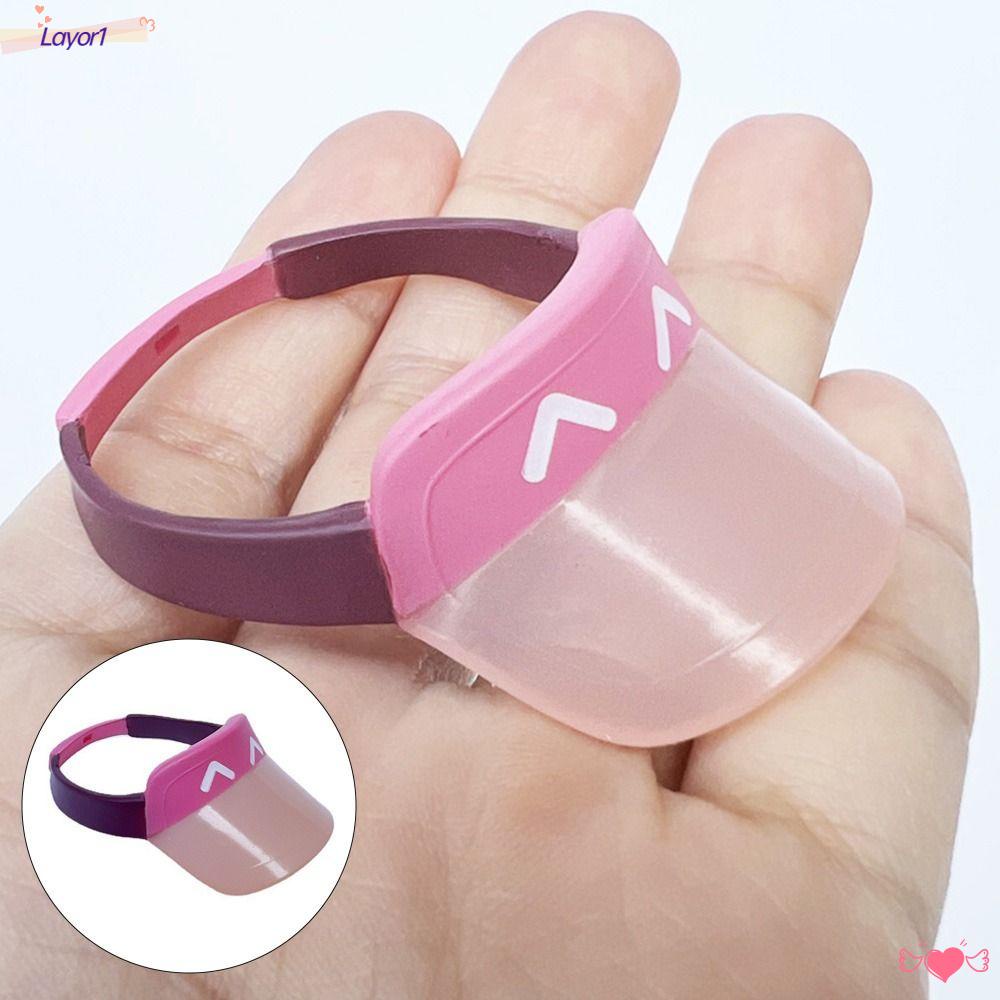 Set 1 Mũ Chống Nắng Bằng Nhựa Dễ Thương Trang Trí Nhà Búp Bê