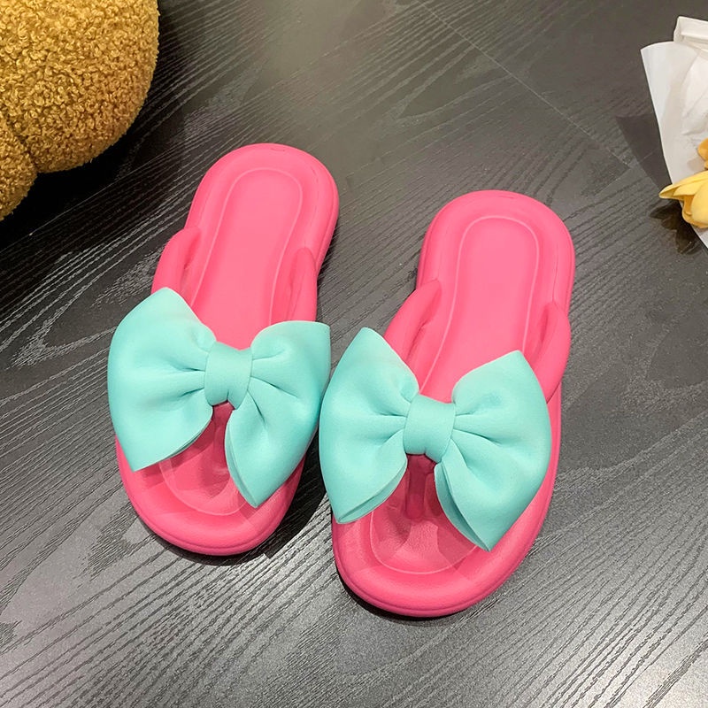 「DR」Xăng Đan Đính Nơ Thiết Kế Thoải Mái Dễ Thương Dành Cho Nữ Size 36-45