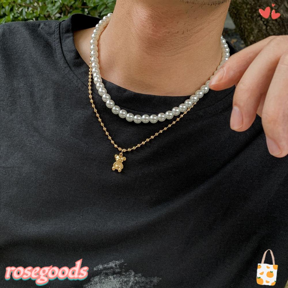 Vòng cổ Mặt Gấu Dễ Thương Phong Cách Bohemian