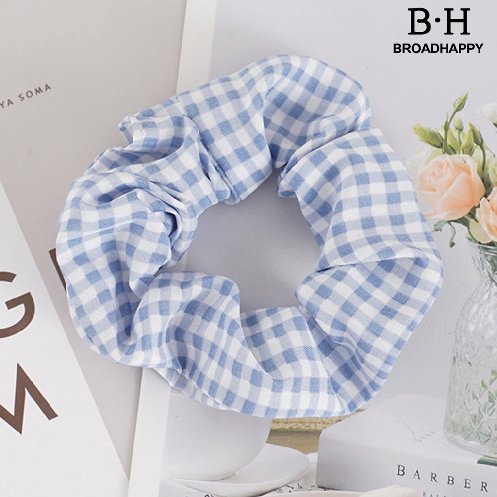 Dây Buộc Tóc bo.3 Co Giãn Chống Rơi Màu Xanh Dương