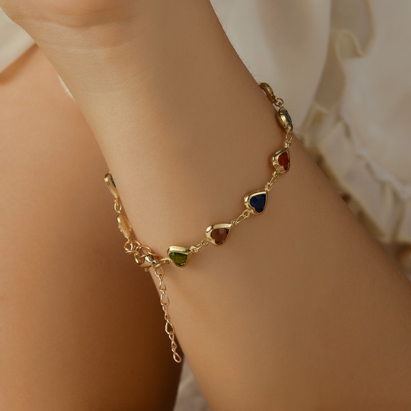 Vòng cổ Mặt Thủy Tinh Đính Đá Thời Trang Cho Nữ