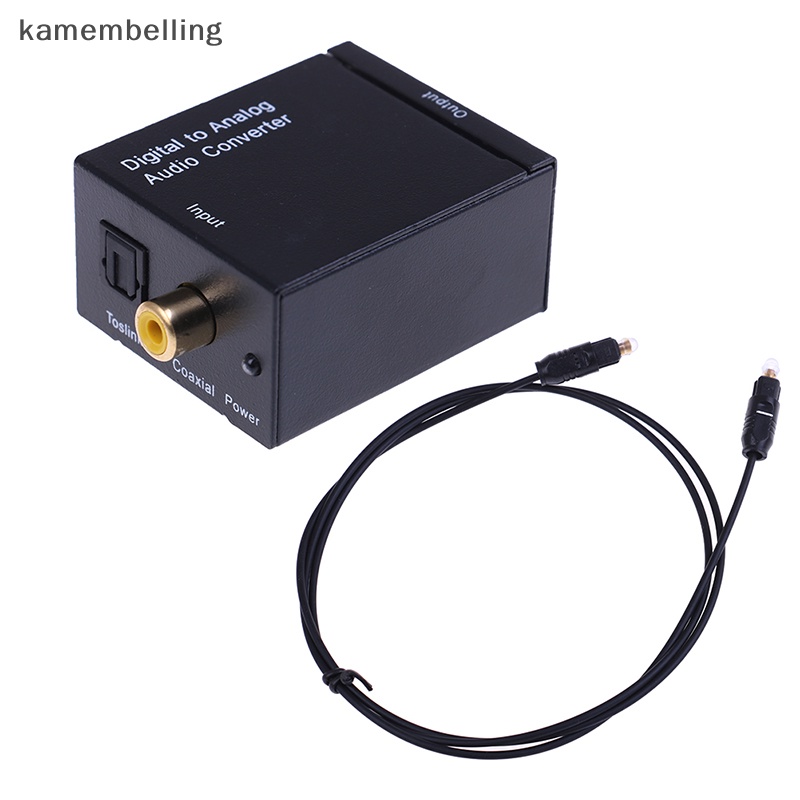 Kamembelling Bộ Chuyển Đổi Quang Học toslink digital Sang ana RCA L / R EN