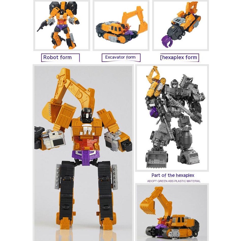 Đồ Chơi Xe Biến Hình Rô Bốt 6 Trong 1