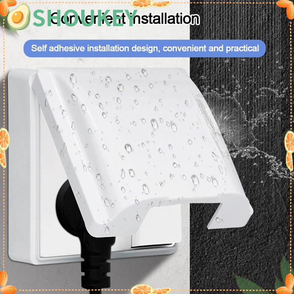 1 Nắp Đậy Ổ Cắm Điện Gắn Tường Bảo Vệ Chống Văng