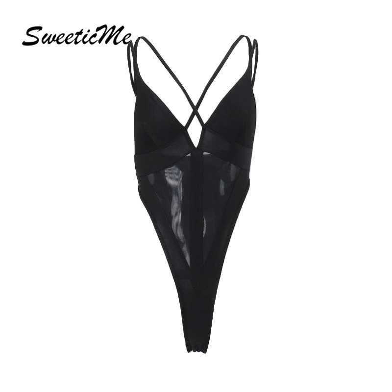 Áo Liền Quần Hở Lưng Cổ Chữ V Dáng Ôm Màu Trơn Thời Trang Mới 2023 Dành Cho Bạn Nữ