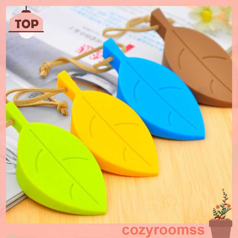 Dụng Cụ Chặn Cửa Bằng Silicone Hình Chiếc Lá An Toàn Cho Trẻ Em
