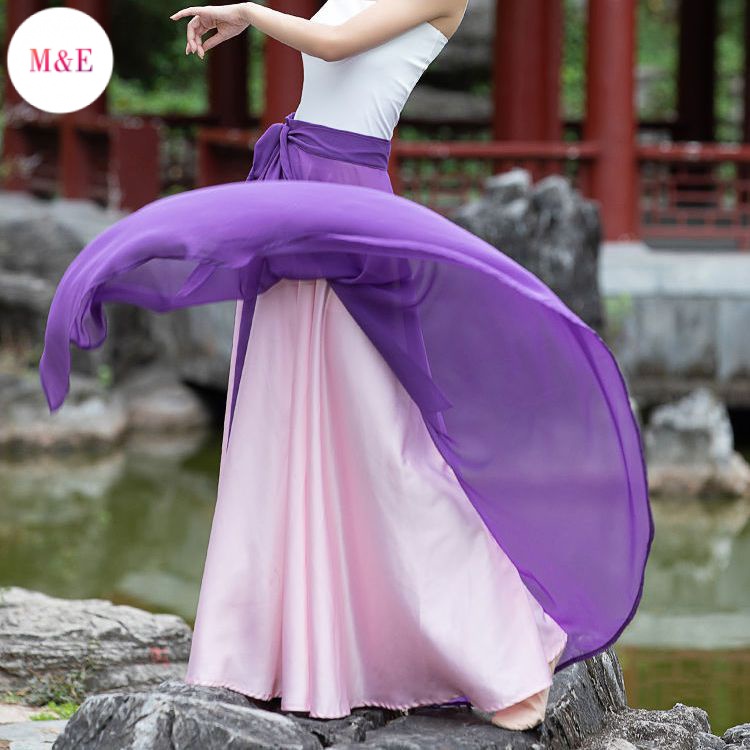 M &amp; E Bán Trực Tiếp Từ Nhà Máy Váy Múa Một Mảnh Cổ Điển Thơ Wanjiang Cùng Phong Cách Aoyama Fandai