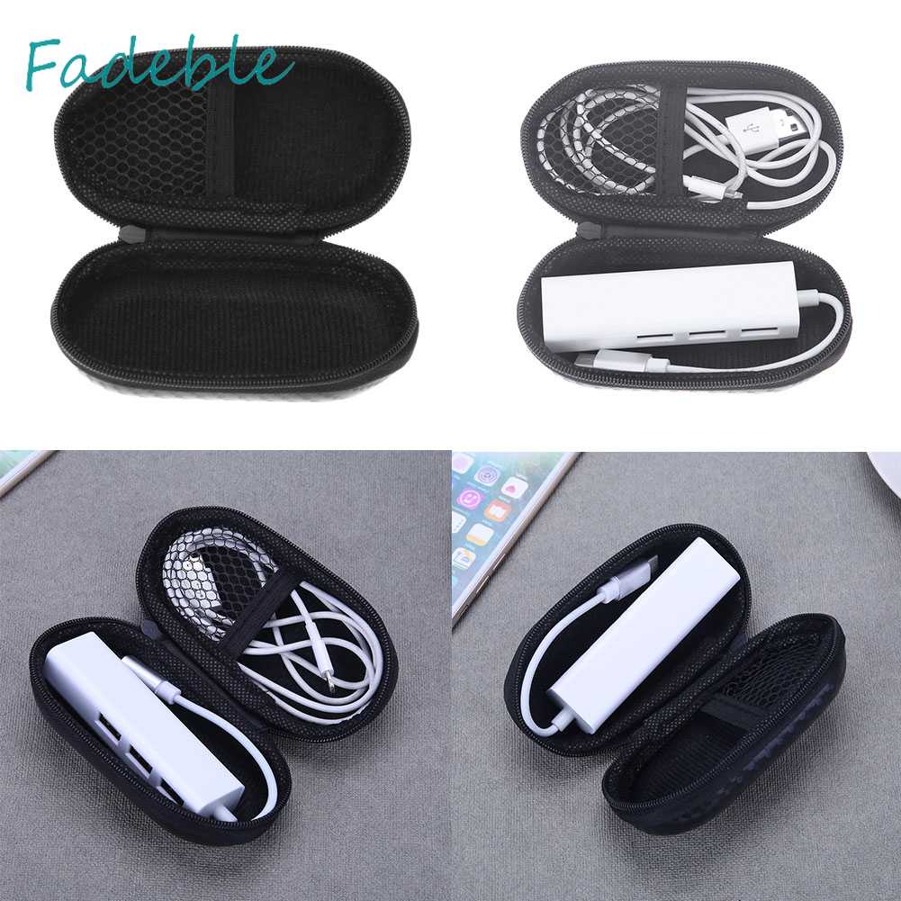 Túi EVA Bảo Vệ Tai Nghe Bluetooth / Cáp Sạc Mang Đi Du Lịch Tiện Lợi