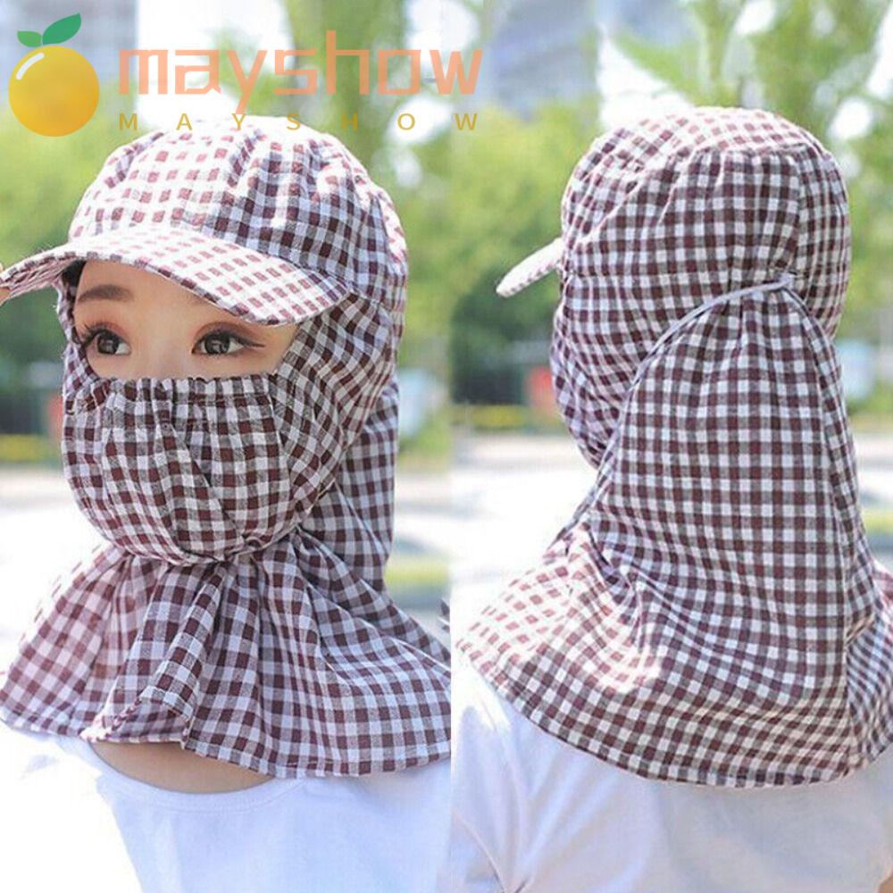 Mũ Chống Nắng Kèm Tấm Che Mặt Và Cổ Tiện Dụng Thời Trang Mùa Hè