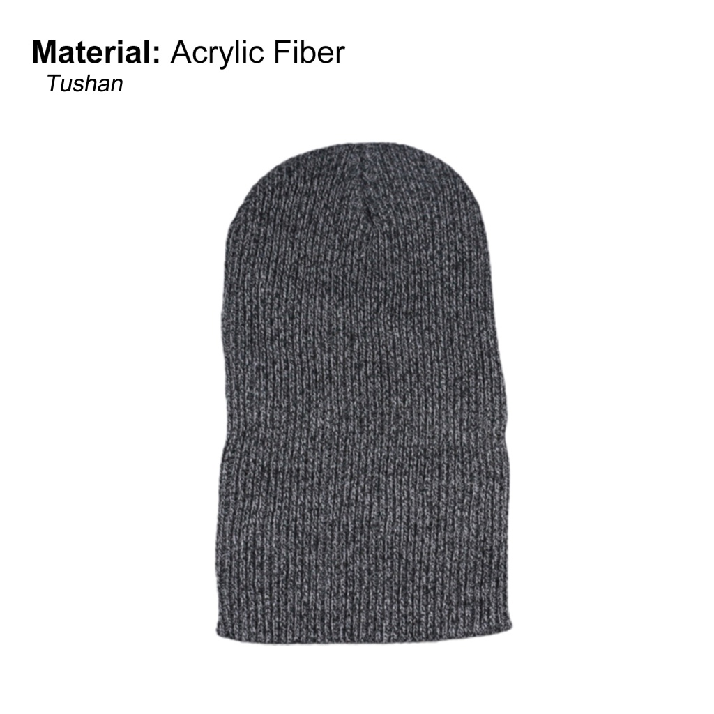Mũ Beanie Dệt Kim Không Vành Màu Sắc Trơn Thời Trang Thu Đông Cho Nam Giới