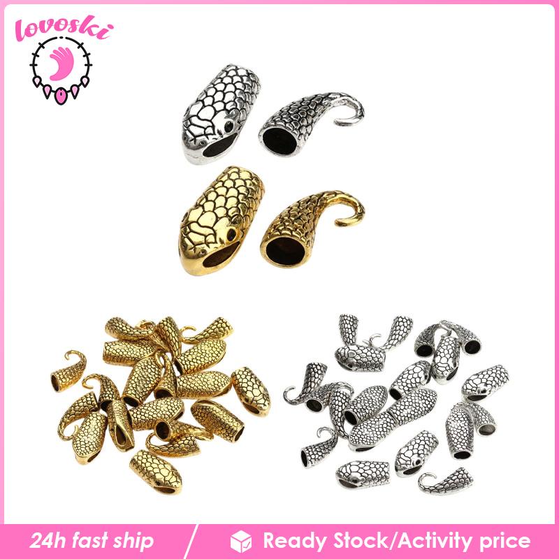 Set 10 Đầu Rắn Bện Vòng Tay DIY Thời Trang Cho Nữ