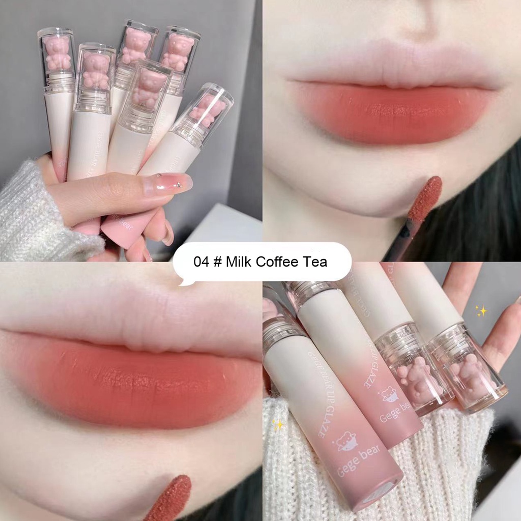 Son Môi Màu Đỏ-brown Hàn Quốc Dễ Thương Cho Nữ