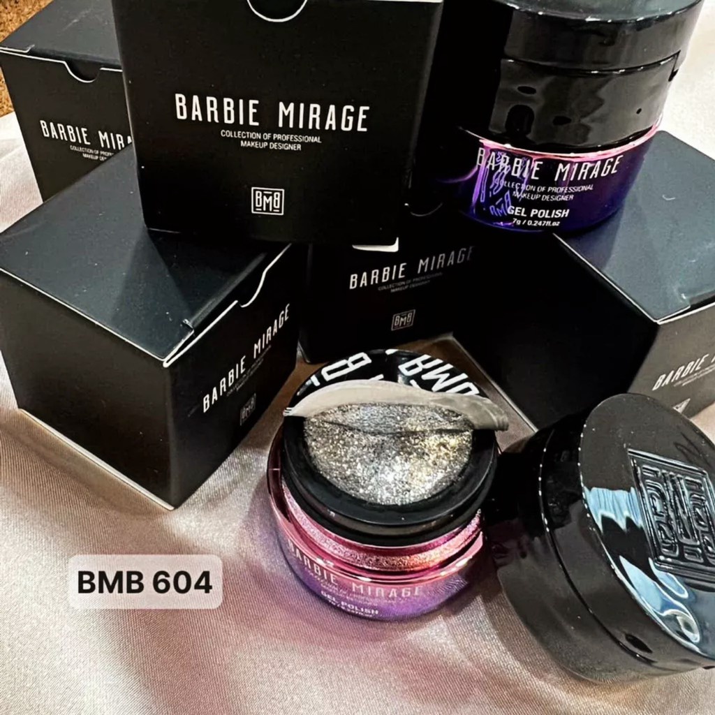 Gel nhũ    Barbie bạc 604