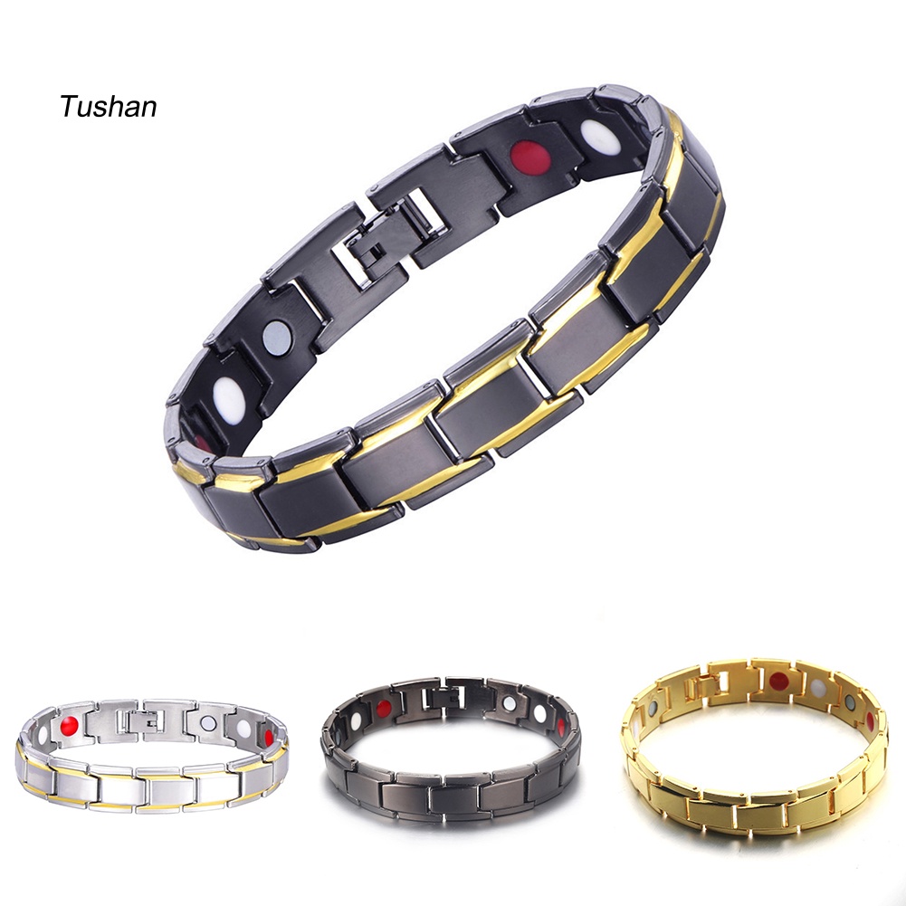 Vòng Tay Chuỗi Hạt Nam Châm Nhiều Màu Thời Trang Cho Nam