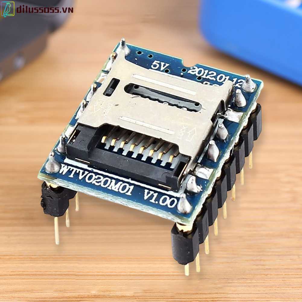 Mô Đun Âm Thanh Thẻ Nhớ SD MP3 WTV020-SD 32M-1GB