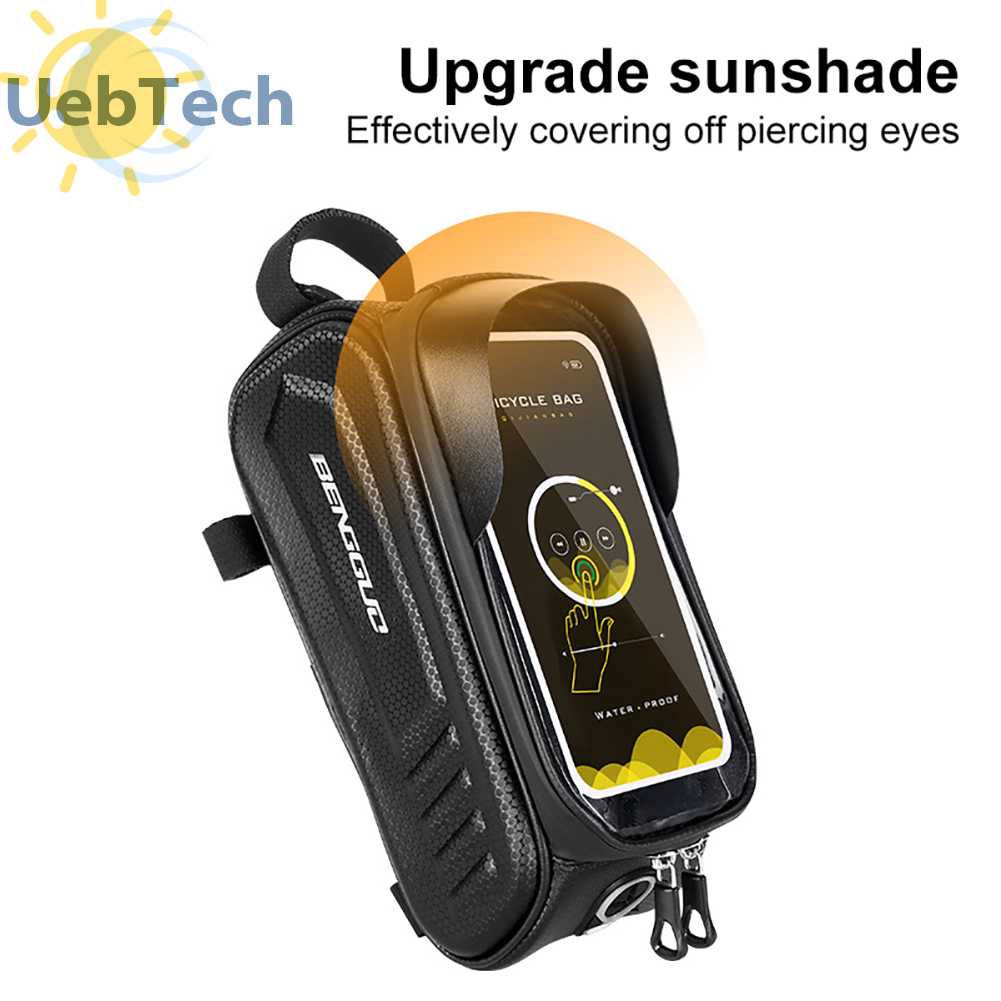 Túi Đựng Điện Thoại Chống Thấm Nước Có Thể Chạm Màn Hình Cảm Ứng Gắn Khung Trướ