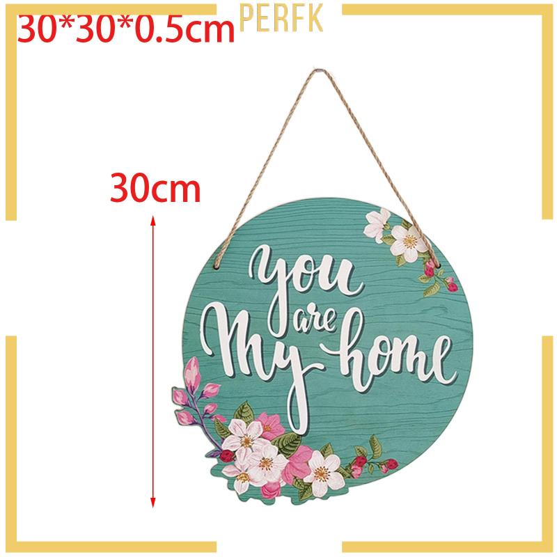 Biển Hiệu Chào Mừng Hình Tròn Dùng Trang Trí Cửa Trước