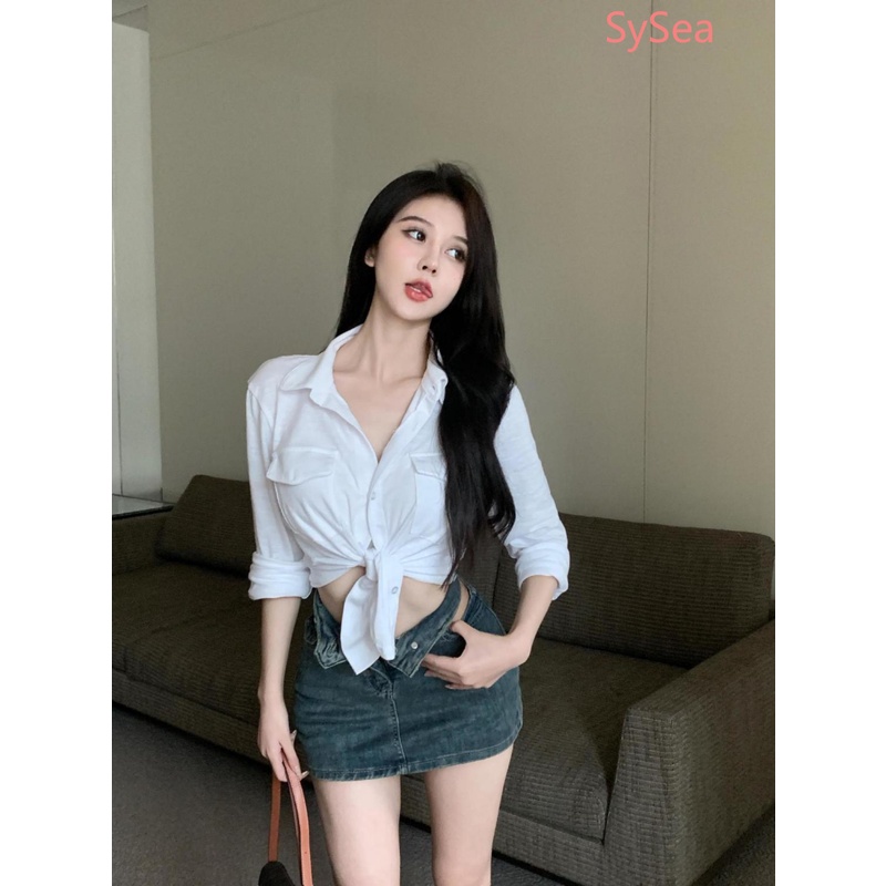 Áo Thun Polo Dáng Ôm Thời Trang Mùa Hè Quyến Rũ Cho Nữ