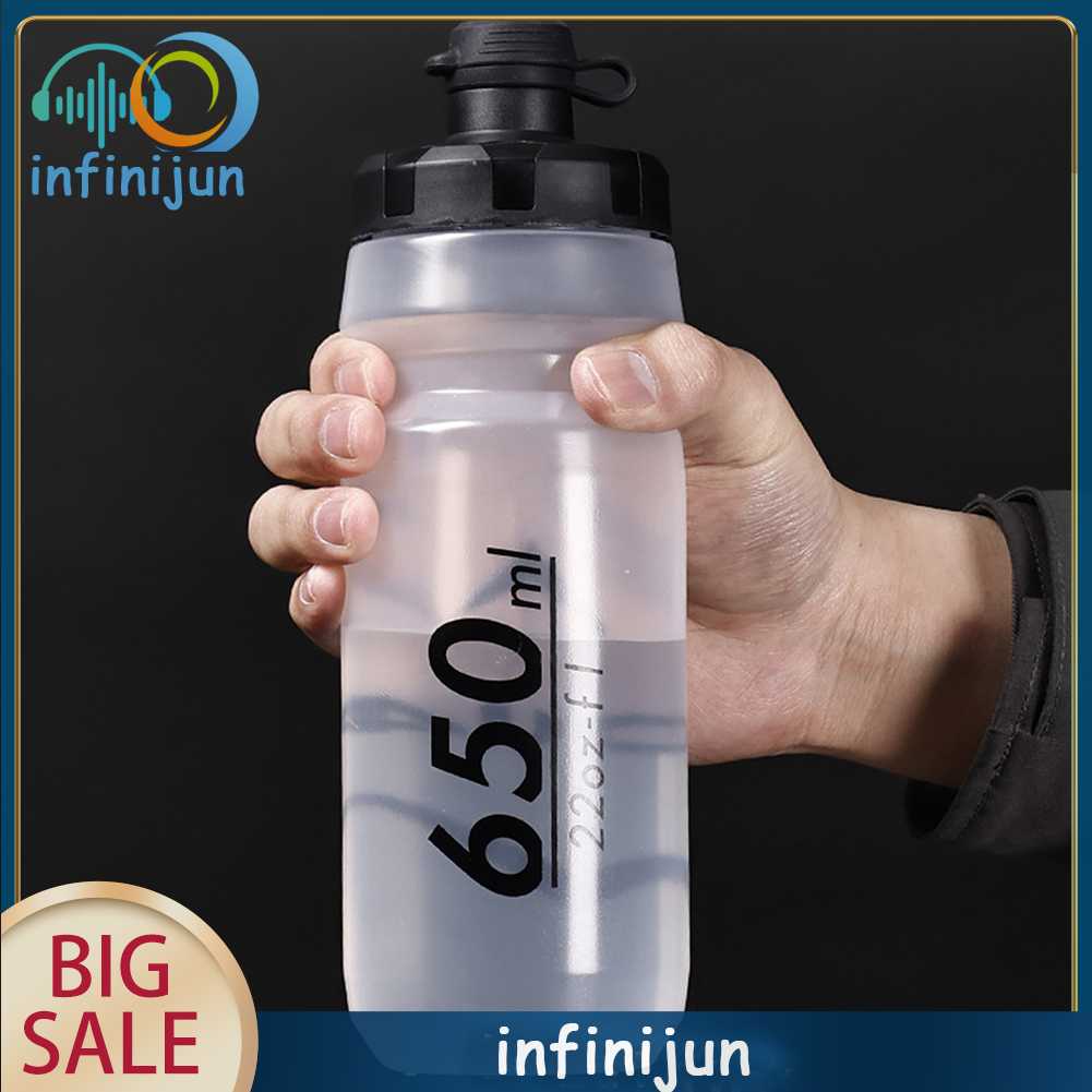 Bình Nước Thể Thao 650ML Kèm Giá Đỡ Tiện Lợi