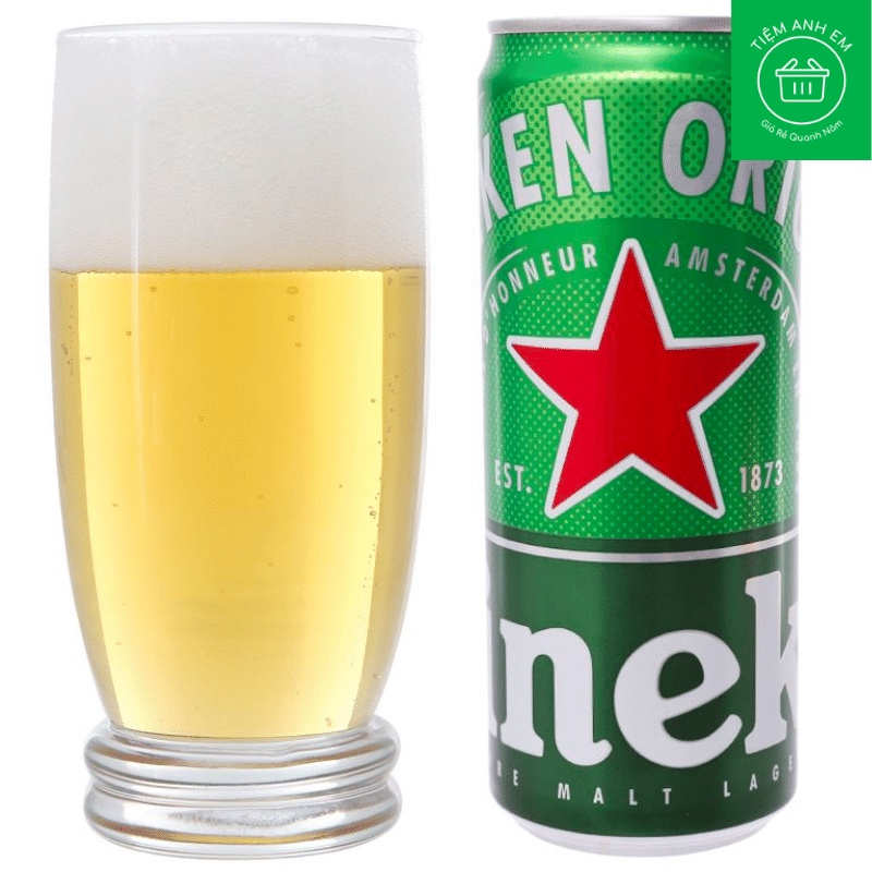 Bia Heineken Sleek Lon Cao 330ml