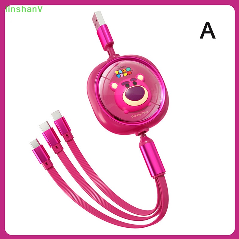 SANRIO  1 Dây Cáp Dữ Liệu Một To-Three Anime Mymelody Kuromi Cinnamoroll One-Toree Kawaii