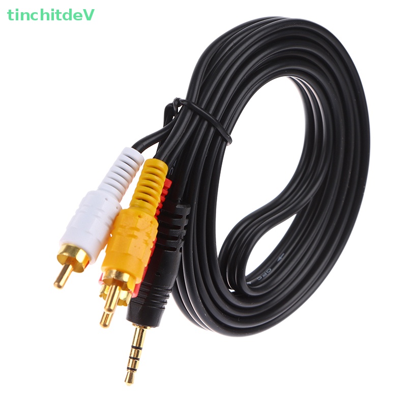 Cáp ChuyểN ĐổI Âm Thanh / Video 3.5mm ĐầU CắM Sang 3Rca Chuyên DụNg