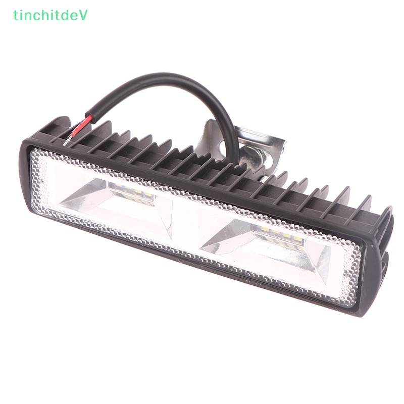 Đèn Pha LED 16 Bóng 48W 9-36V Chuyên Dụng Cho Xe Hơi / Xe Tải / Tàu Thuyền