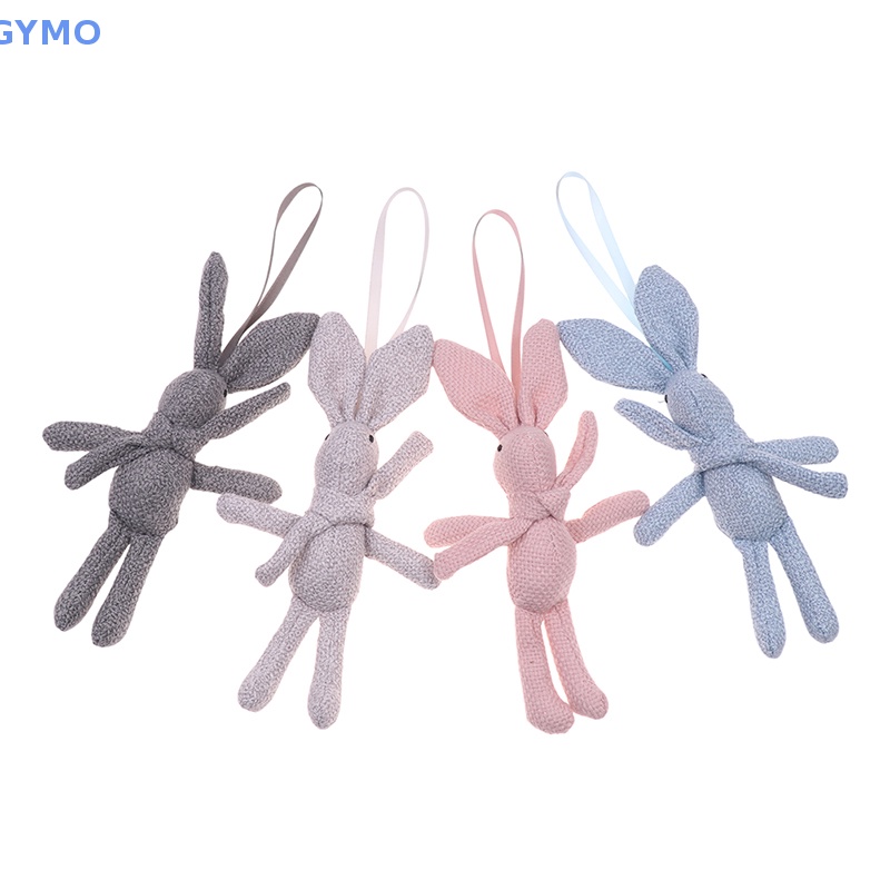 [cxGYMO] Móc Khóa Thỏ Nhồi Bông Mặc Đầm Đáng Yêu