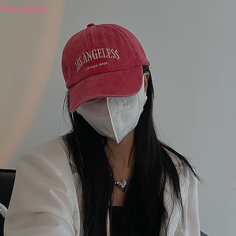 < Yiwuyuan > Mũ Lưỡi Trai Thể Thao Cotton Mềm Mại Phong Cách Retro Xuân Hè Phổ Biến Cho Nữ