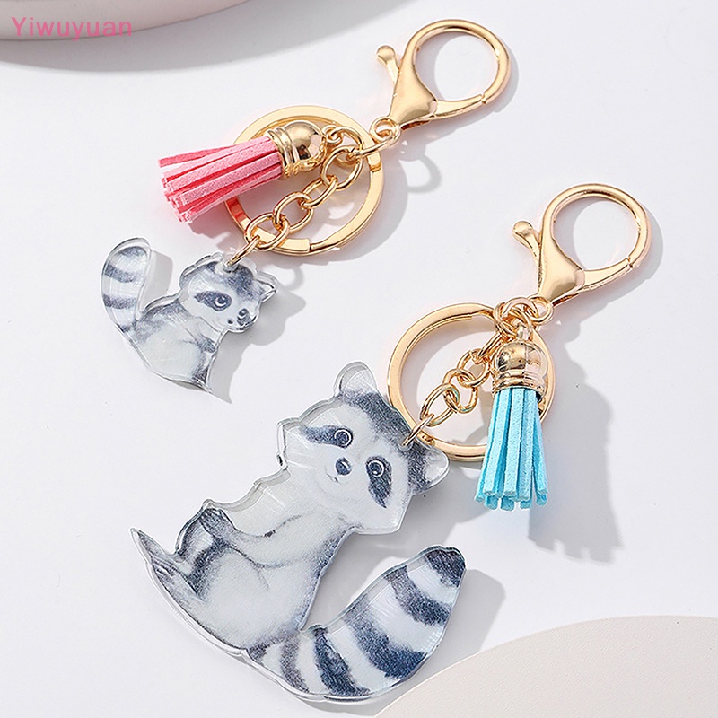 < Yiwuyuan > - Móc Khóa Mặt Hình Mèo Otters Kết Hợp Cá Nhân Hóa Mới