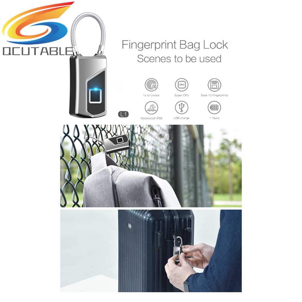 Ổ Khóa Vân Tay Không Chìa Sạc USB Chuyên Dụng