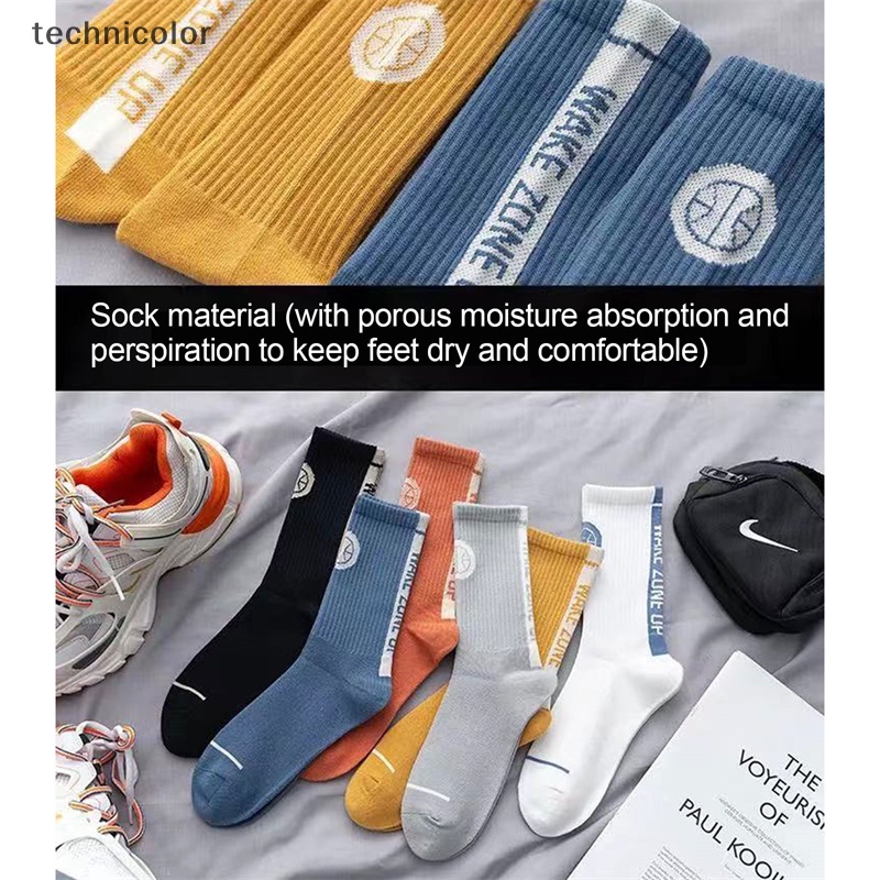 Technicolor Tất Thể Thao Thoáng Khí Chất Lượng
