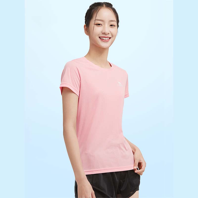 CAMEL SPORTS Áo thun thể thao tay ngắn nhanh khô ngoài trời cho nữ tập gym/ yoga/ thể dục