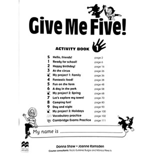 Give Me Five! Level 1 Activity Book With Digital Activity Book