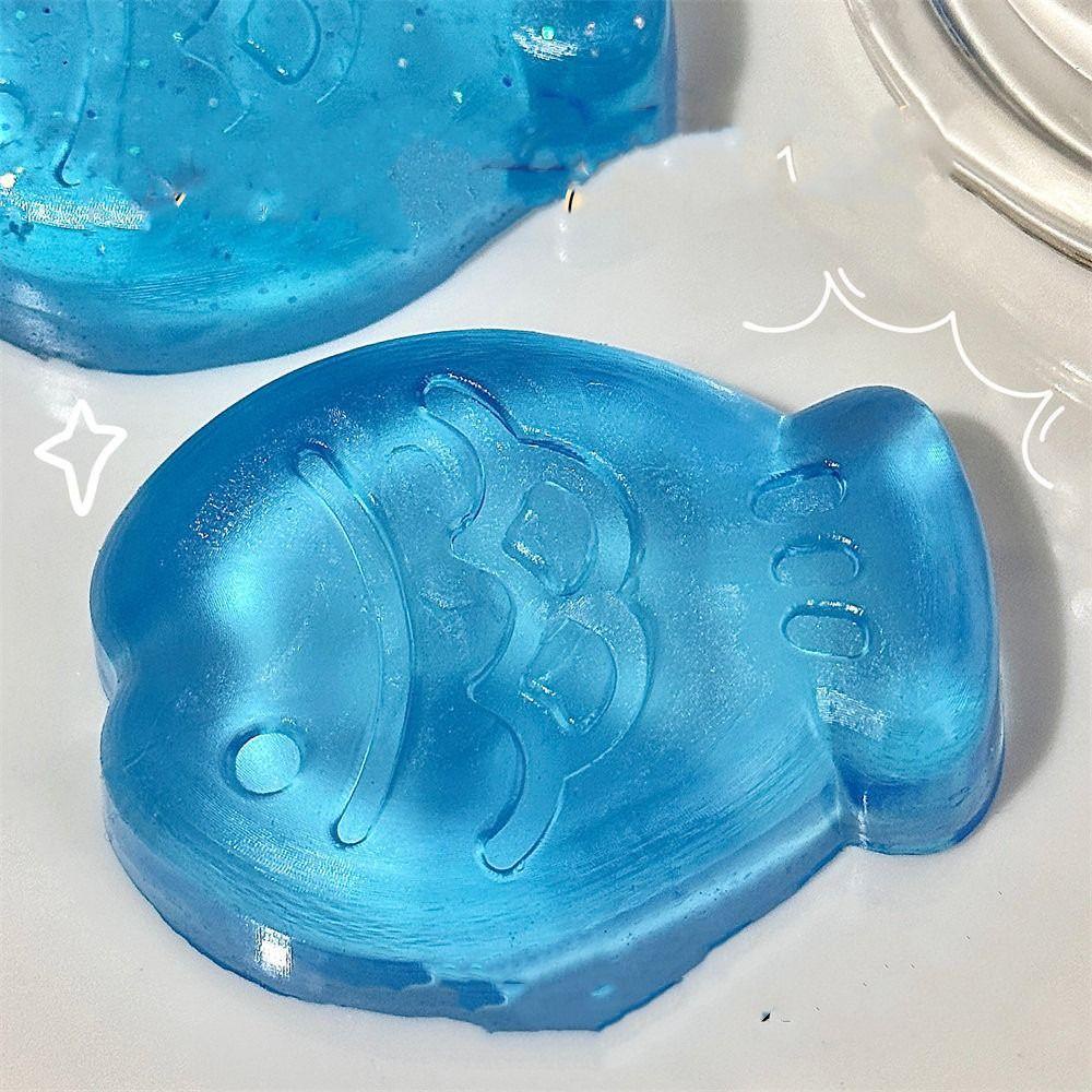 Đồ Chơi Quả Bóng Trong Suốt Mini Hình Dấu Chân Mèo / Cá Dễ Thương Cho Bé