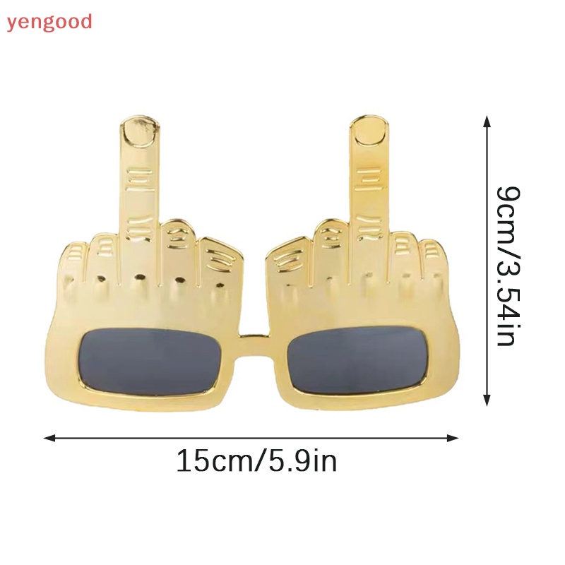 Mắt Kính Hình Ngón Tay Giữa Vui Nhộn Sáng Tạo Dùng Để Trang Trí Tiệc