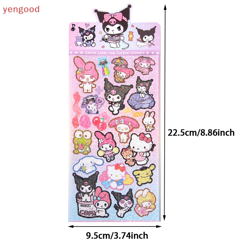 Set 4 Sticker Guka Dán Trang Trí Họa Tiết Hoạt Hình Dễ Thương