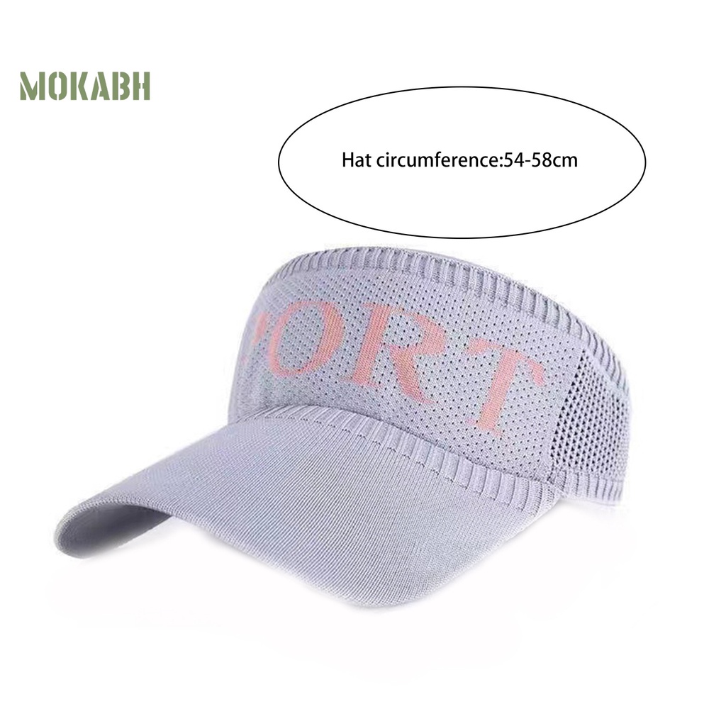 Mũ Lưỡi Trai Hở Chóp Co Giãn In Chữ Thời Trang Cho Nữ