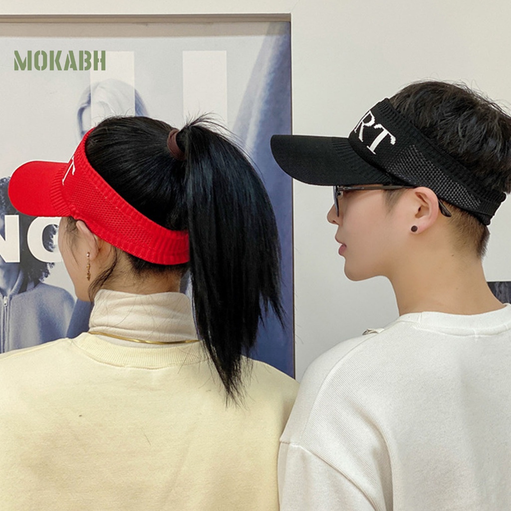 Mũ Lưỡi Trai Chống Nắng In Chữ Màu Sắc Tương Phản Thời Trang