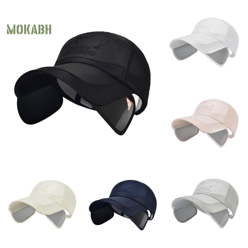 Mũ Lưỡi Trai Polyester Vành Thu Gọn Chống Tia UV Họa Tiết Tinh Tế Thời Trang Unisex