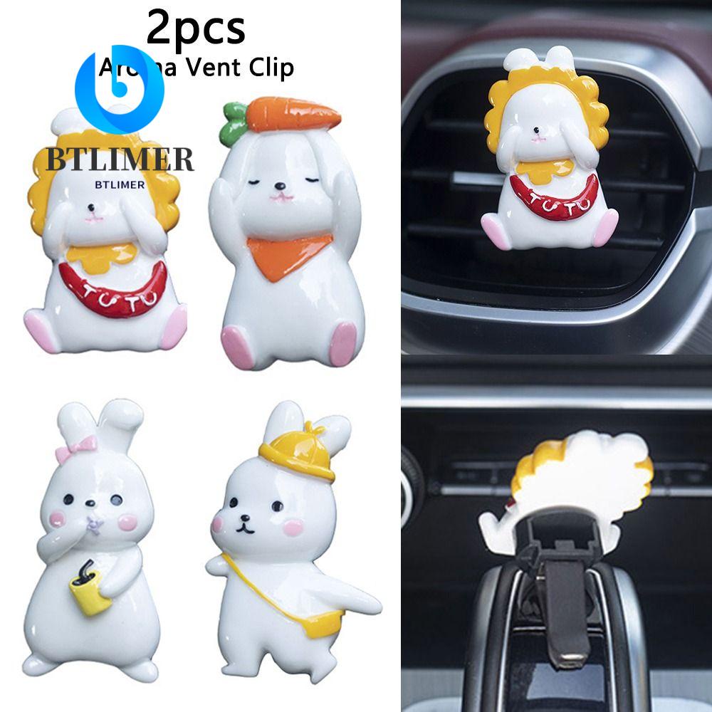 Bộ 2 Kẹp Khuếch Tán Hương Thơm Hình Hoạt Hình Dễ Thương Trang Trí Nhà Cửa|Nước Hoa Khử Mùi Tiện Dụng Chất Lượng Cao